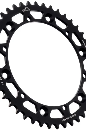 JT SPROCKETS - REAR RACELITE ALU 44T BLACK, 520 - Sprockets - Lichtgewicht en duurzaam Weekendaanbieding